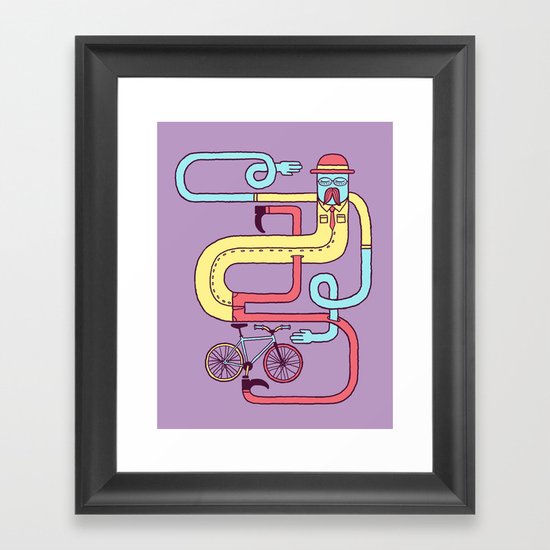 Go Riding Framed Art Print
