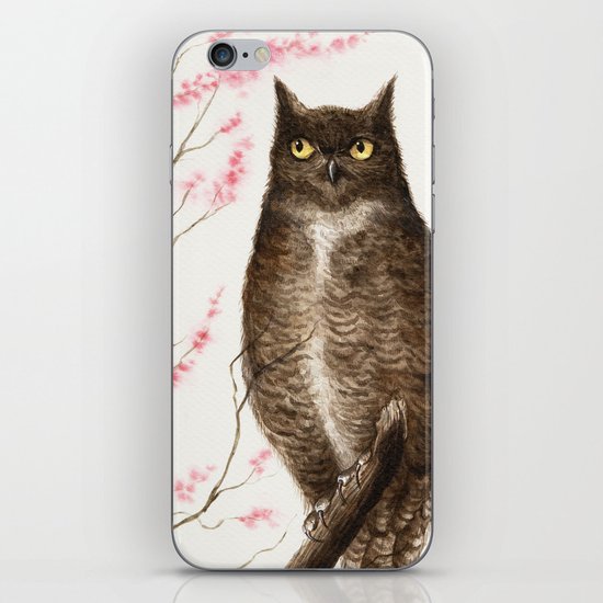 Spring Owl iPhone & iPod Skin