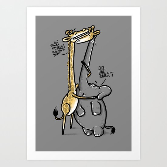 Overwhelming. Art Print