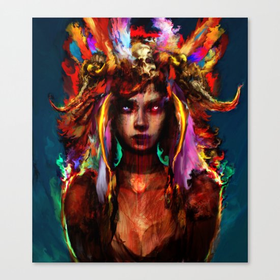 native girl Canvas Print