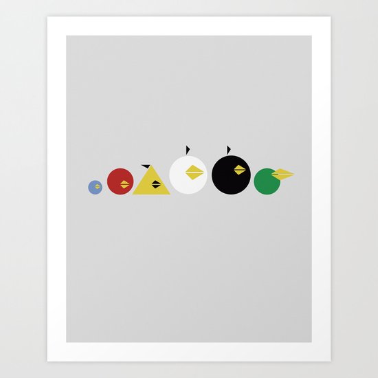 Angry Less Art Print