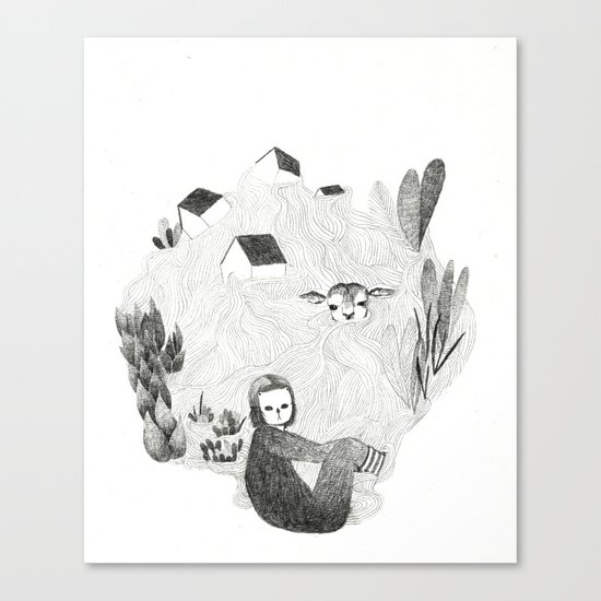 Tales from the sea Canvas Print