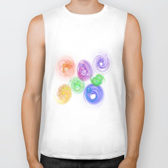 seven hearts by Eleonora Biker Tank