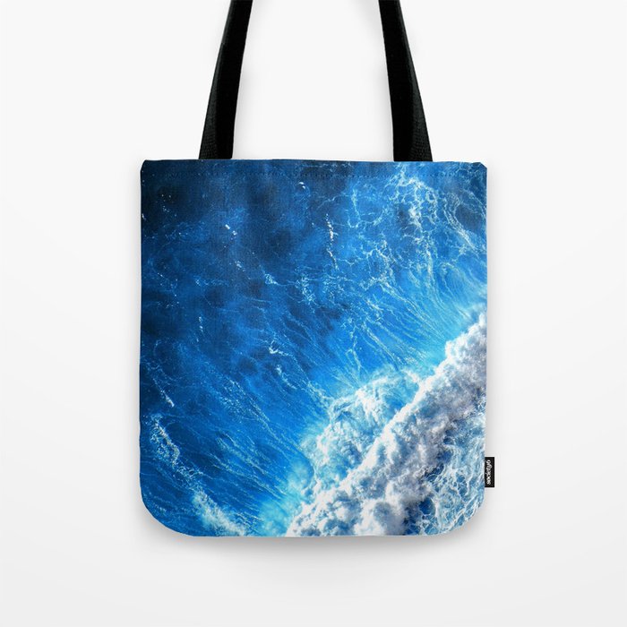 Bright Blue Sea Tote Bag