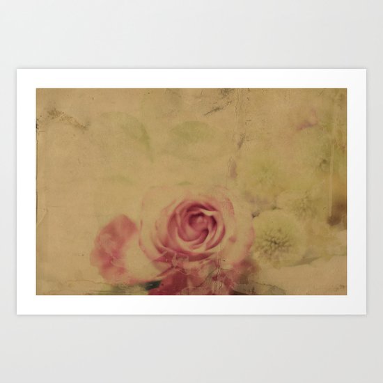 Victorian Flowers Art Print
