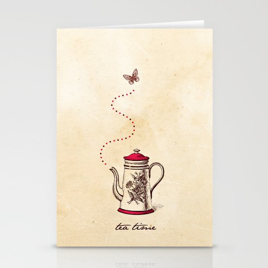 Tea time Stationery Cards