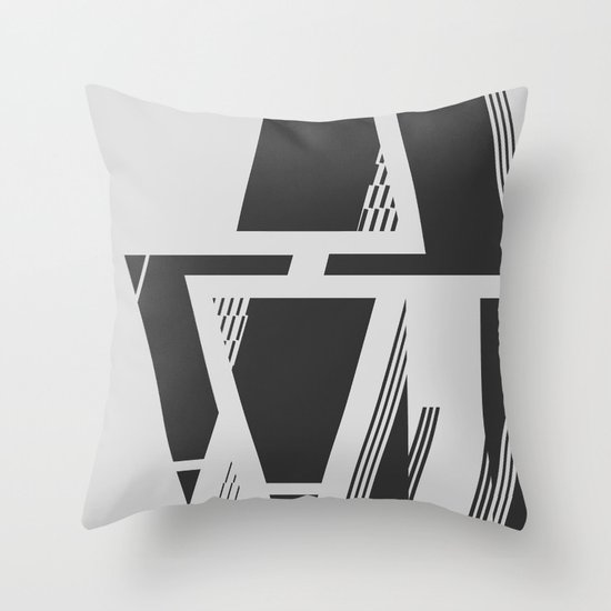 Abstract Throw Pillow