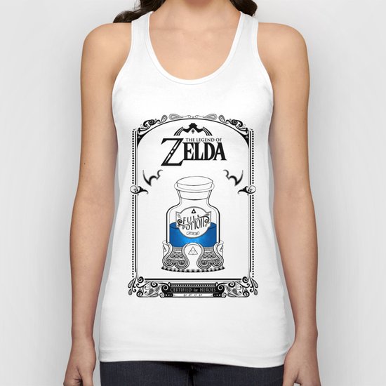 Zelda legend - Blue potion Unisex Tank Top