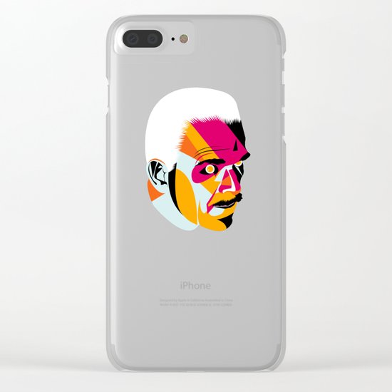 head_131112 Clear iPhone Case