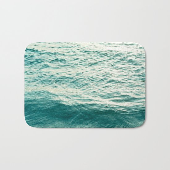 Blue Water Bath Mat