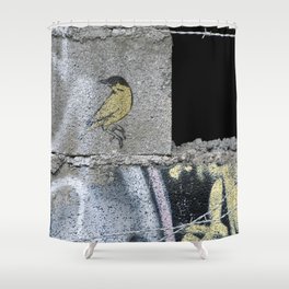 Barbed Bird Shower Curtain