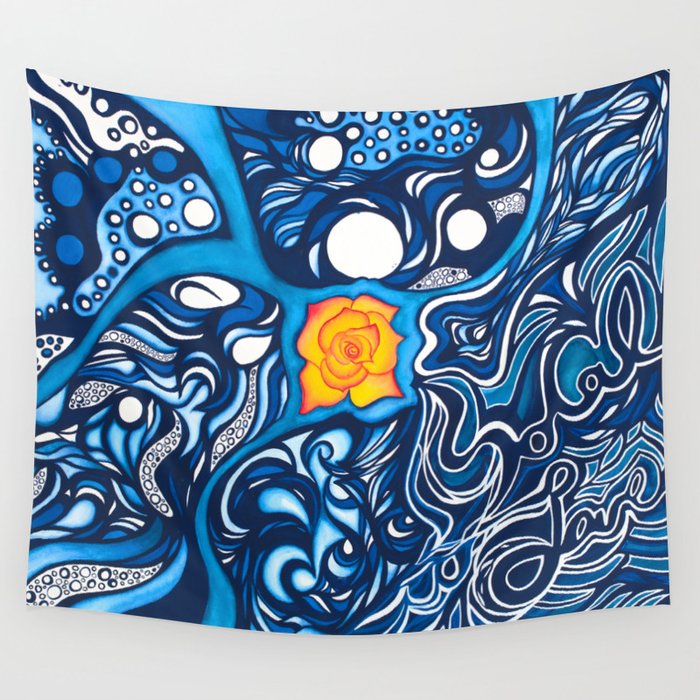 Socal Love Painting Wall Tapestry By Katieclevelandart Society6