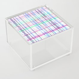 Pastel Plaid Acrylic Box
