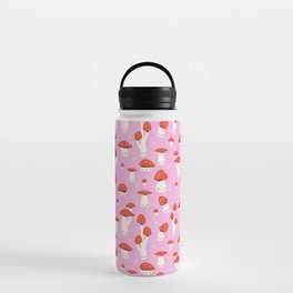 Cute Mushroom Pattern Water Bottle