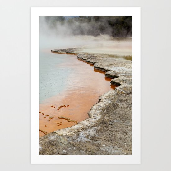 Champagne Pool Art Print