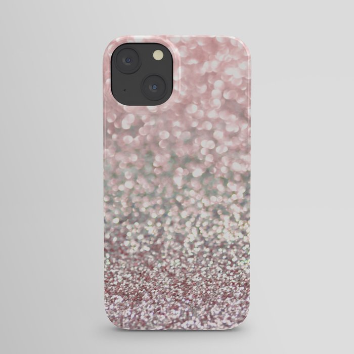 Girly Pink Snowfall iPhone Case