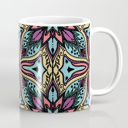 Boho Bright Mandala Pattern Coffee Mug