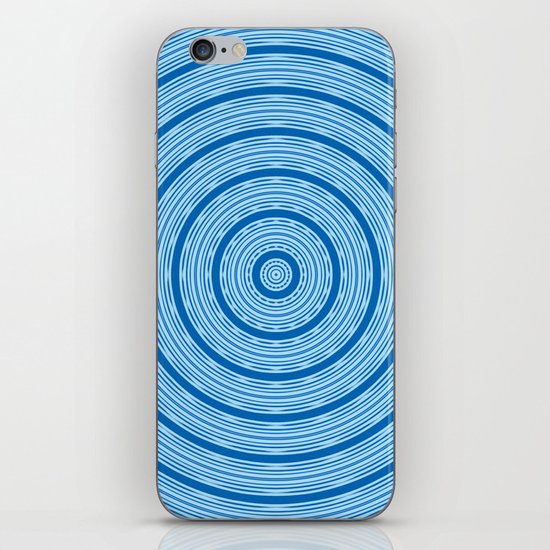 Blue Abstract iPhone & iPod Skin