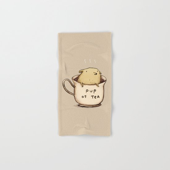 Pup of Tea Hand & Bath Towel