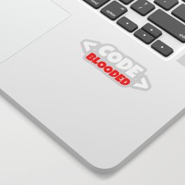Code Blooded Sticker