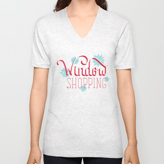 Window Shopping Unisex V-Neck