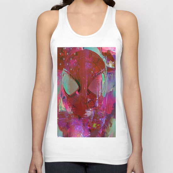 Spider Abstract Man Unisex Tank Top