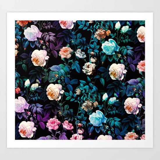 Night Forest Art Print