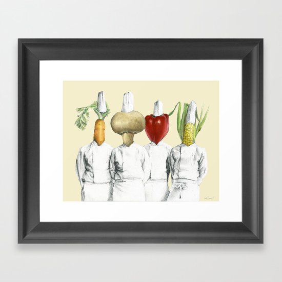 You are what you eat... Framed Art Print