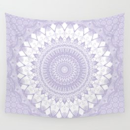Boho Pastel Purple Mandala Wall Tapestry