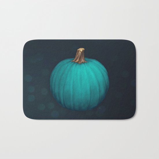 Teal Pumpkin Bath Mat