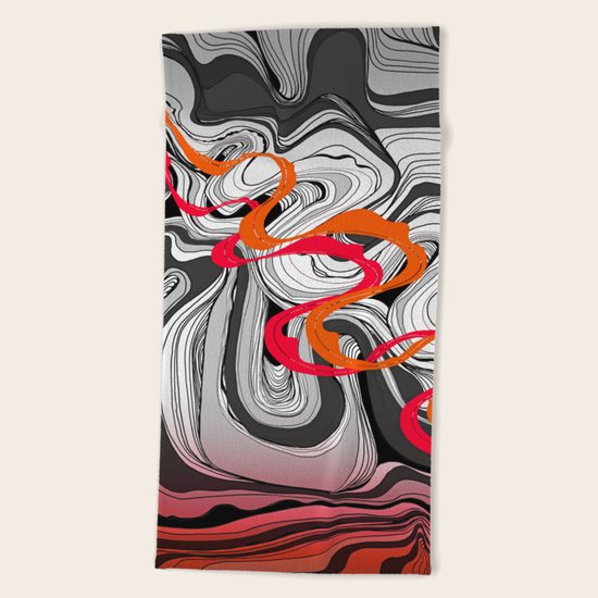 Antelope Canyon Beach Towel
