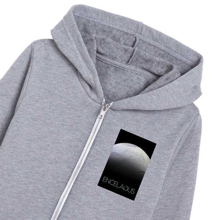 NASA-planet-asteroid poster Kids Zip Hoodie