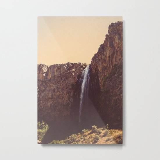 High Desert Waterfall Metal Print