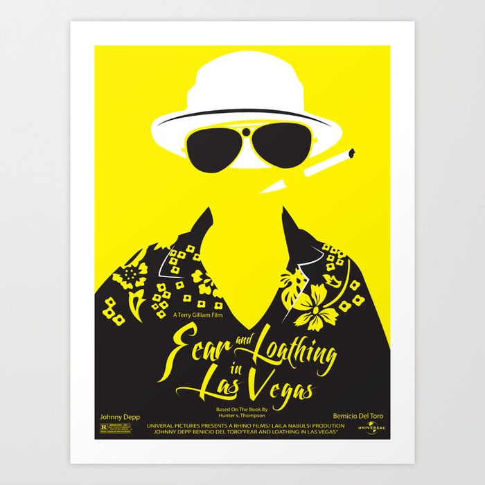 Fear And Loathing In Las Vegas Art Print By Jordi Hayman Society6