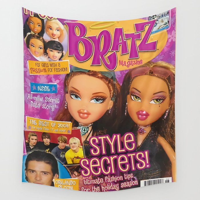 Bratz y2k rainbow aesthetic Wall Tapestry