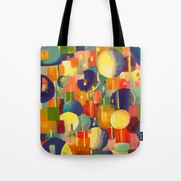 Abstract colorful Art print Tote Bag