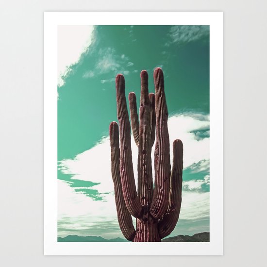 Saguaro Cactus Art Print