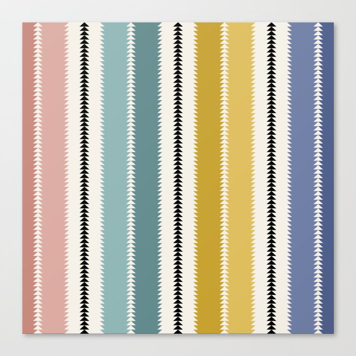 Southwestern Stripes I Canvas Print