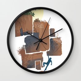 dirt Wall Clock
