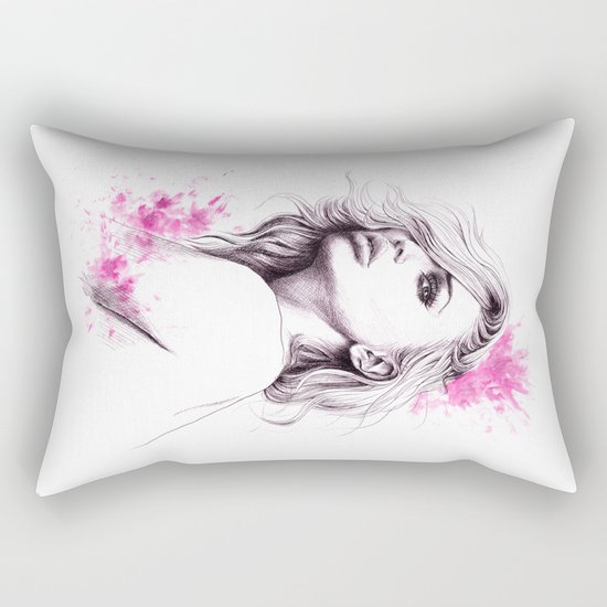 Pink Rectangular Pillow