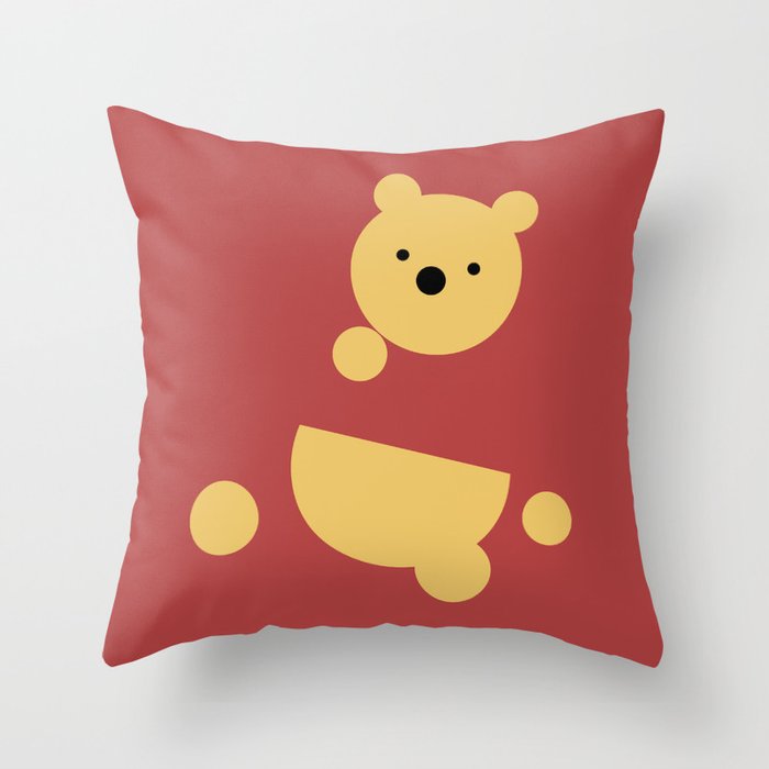 The Bear Throw Pillow