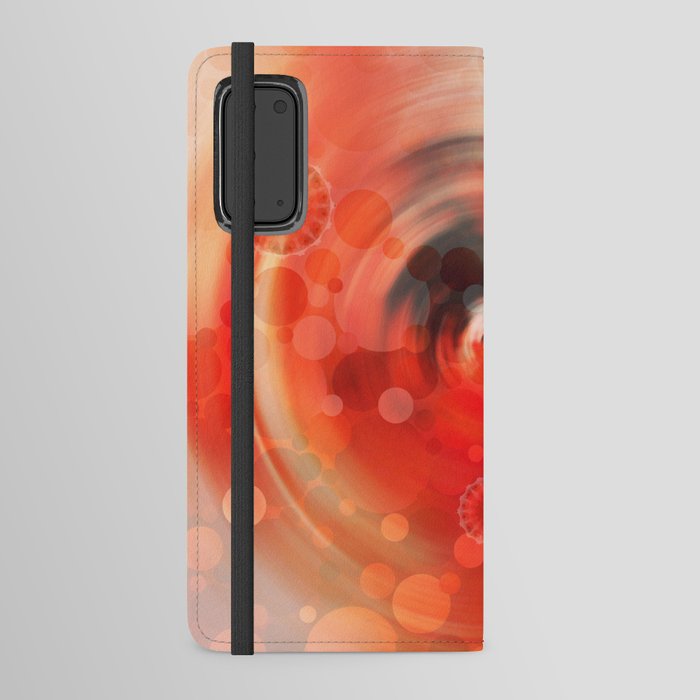 Victory Dance - Red And Black Abstract Art Android Wallet Case
