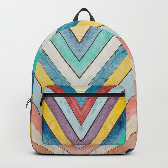 colorful mountains Backpack