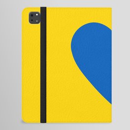 Blue and Yellow Solid Shapes Ukraine Colors 100% Commission Donated To IRC Read Bio iPad Folio Case