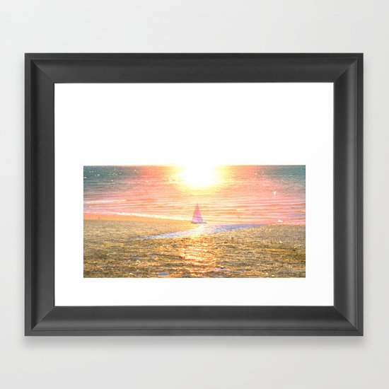 Sail dream Framed Art Print