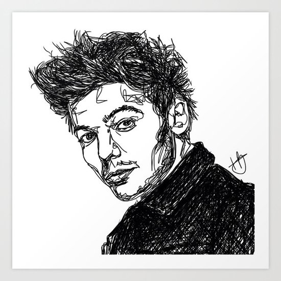 Louis Tomlinson Art Print