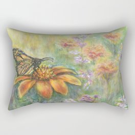 Butterfly Landing by Marianne Fadden Rectangular Pillow