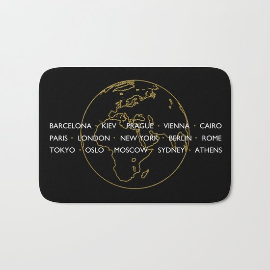 AROUND THE WORLD Bath Mat