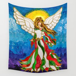 Italian Guardian Angel Princess Wall Tapestry