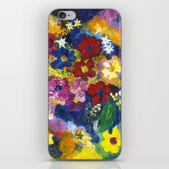 Bright Flowers iPhone & iPod Skin